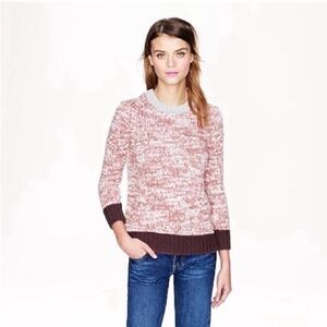 Jcrew marled pink/purple sweater. Small